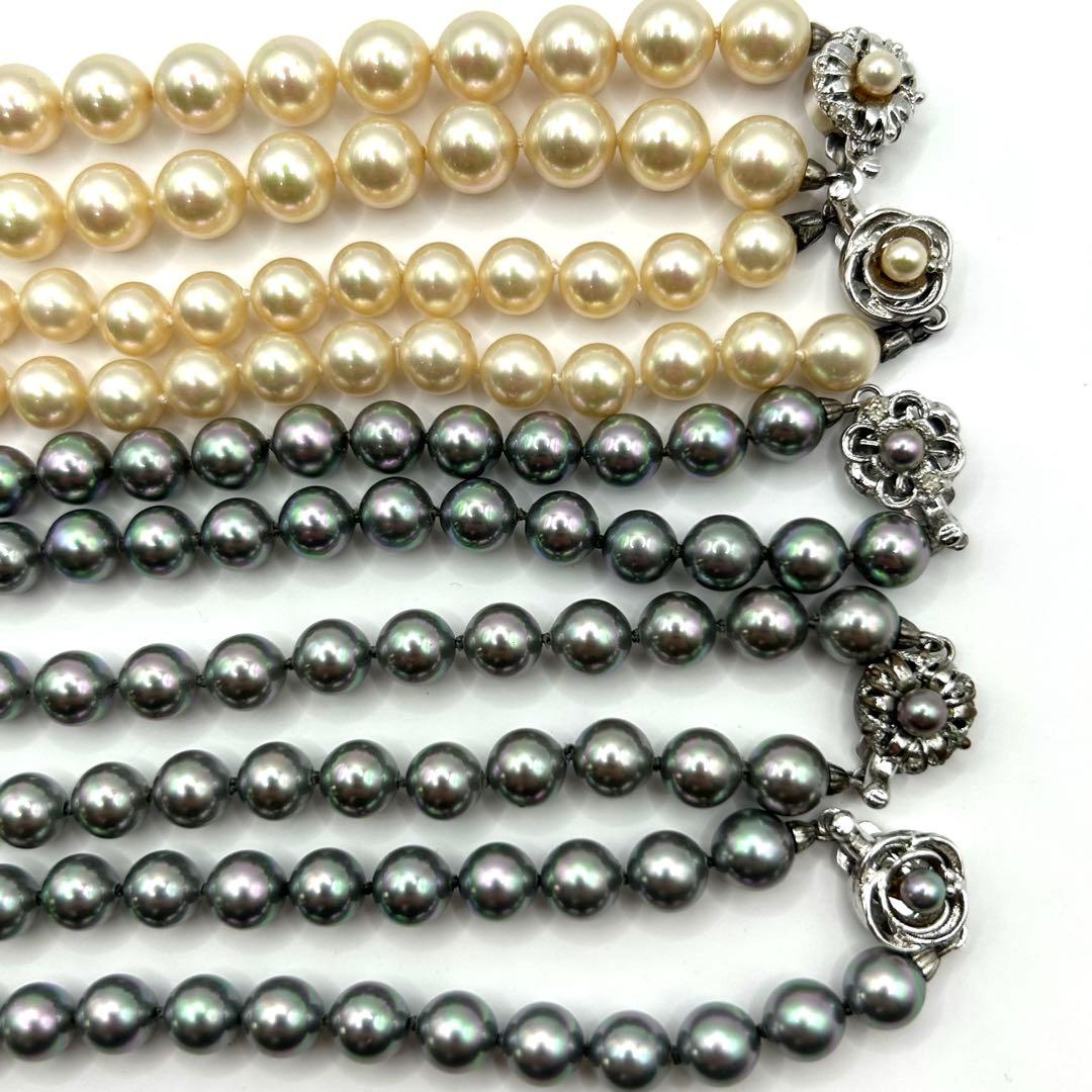 マジョリカ真珠ネックレスパール5点セット