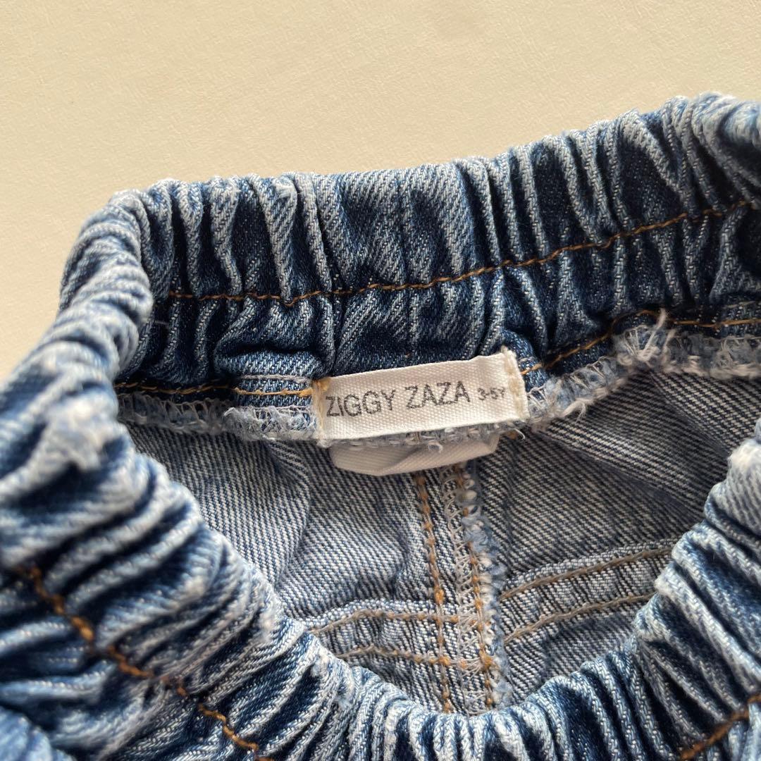 ziggy zaza バルーンデニム 3-5y