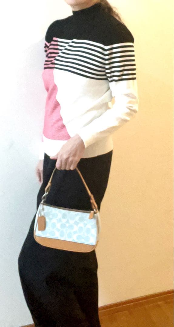 Coach ロゴ柄 ハンドバッグ