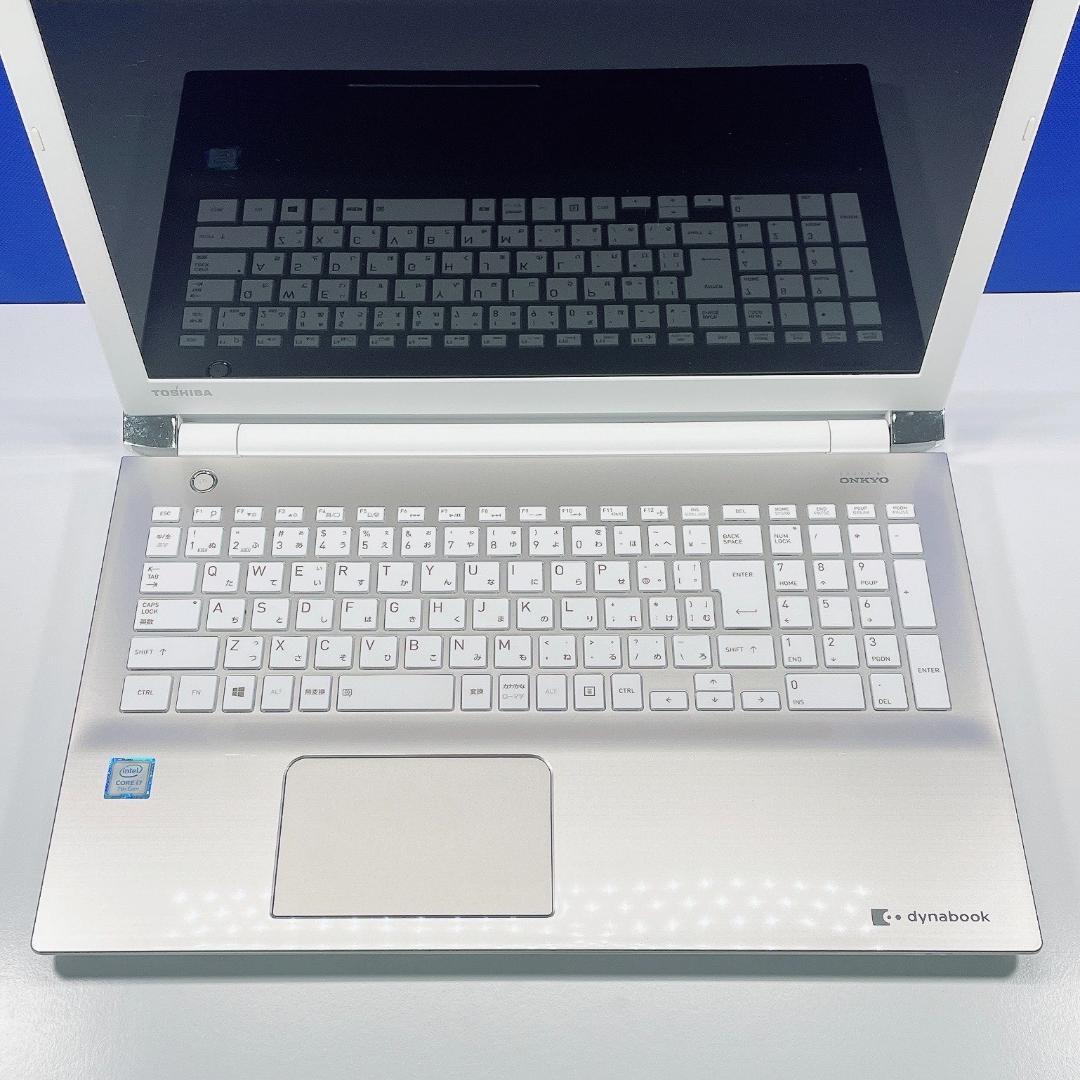 Corei7✨Windows11✨爆速SSD✨ゴールド✨東芝ノートPC薄型カメラ