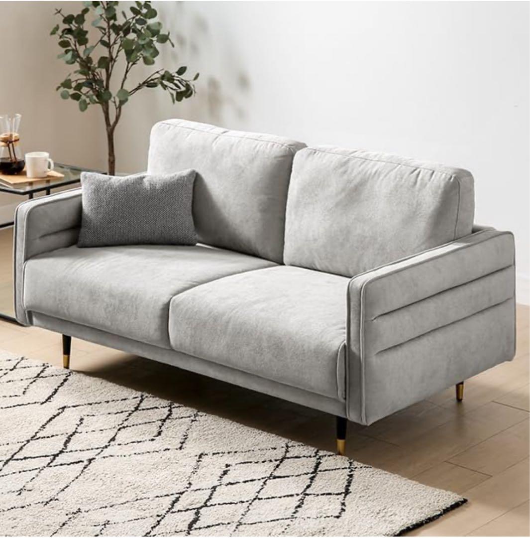 美品　MODERN DECO 二人掛けソファー