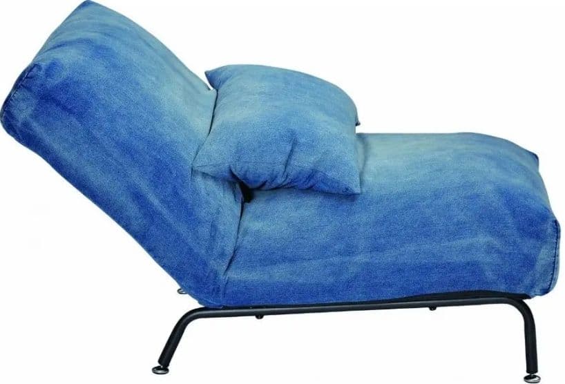 本日限定値下げ ヴィンテージ風 デニムブルー 1人掛けソファ