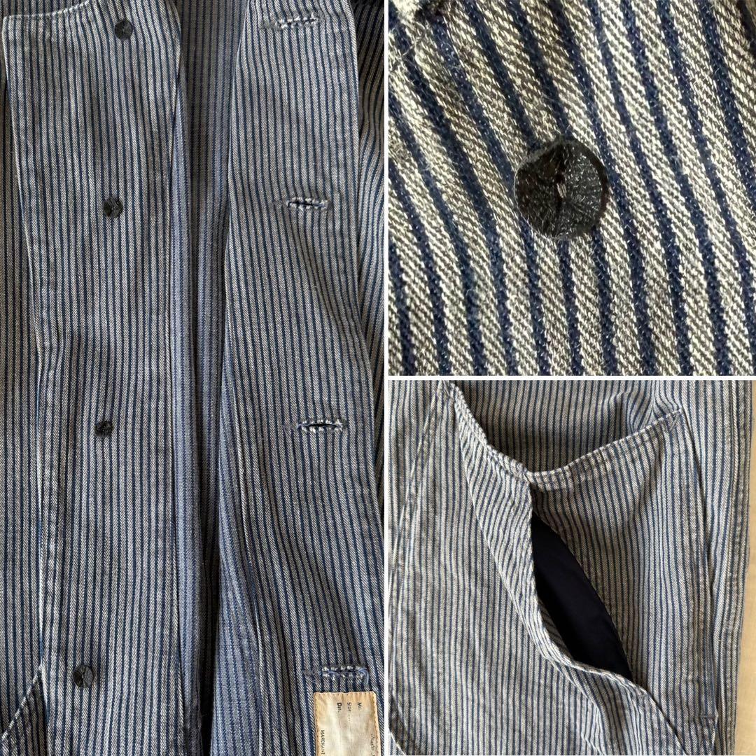 kapital キャピタル 10oz墨 ヒッコリー リンゴマン カバーオール