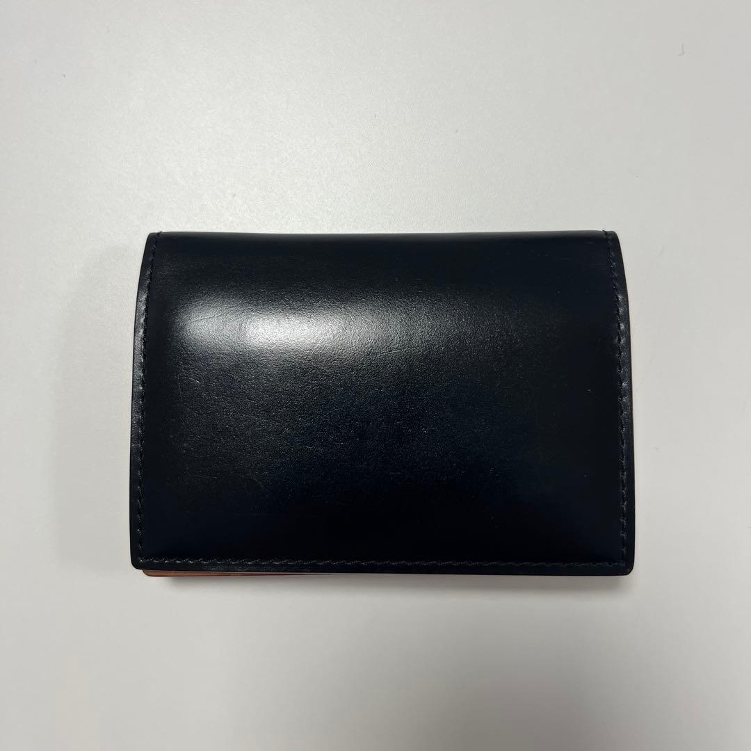GANZO ガンゾ　CORDOVAN コードバン通しマチ名刺入れ