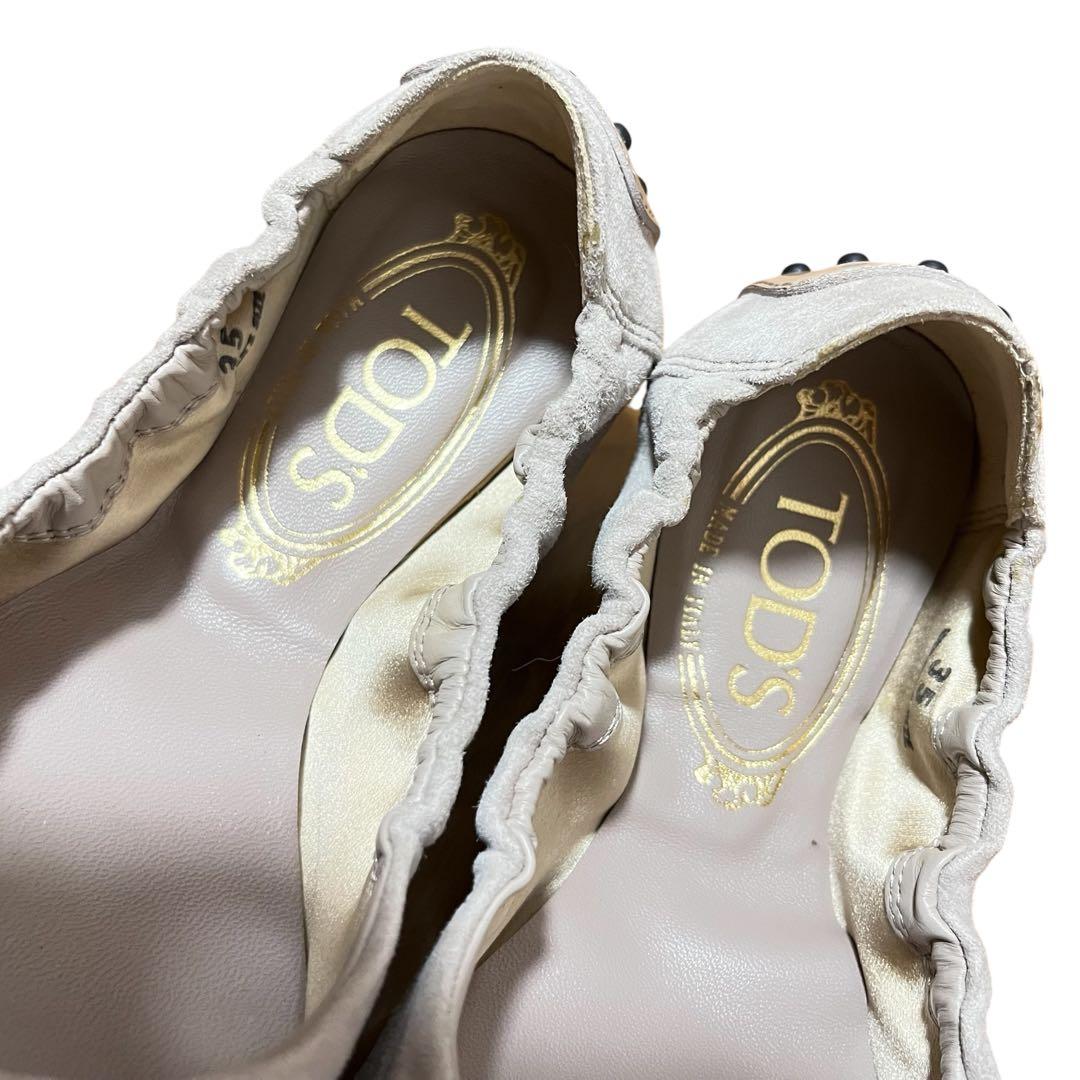 未使用 TOD'S トッズ バレエシューズ フラットシューズ 35