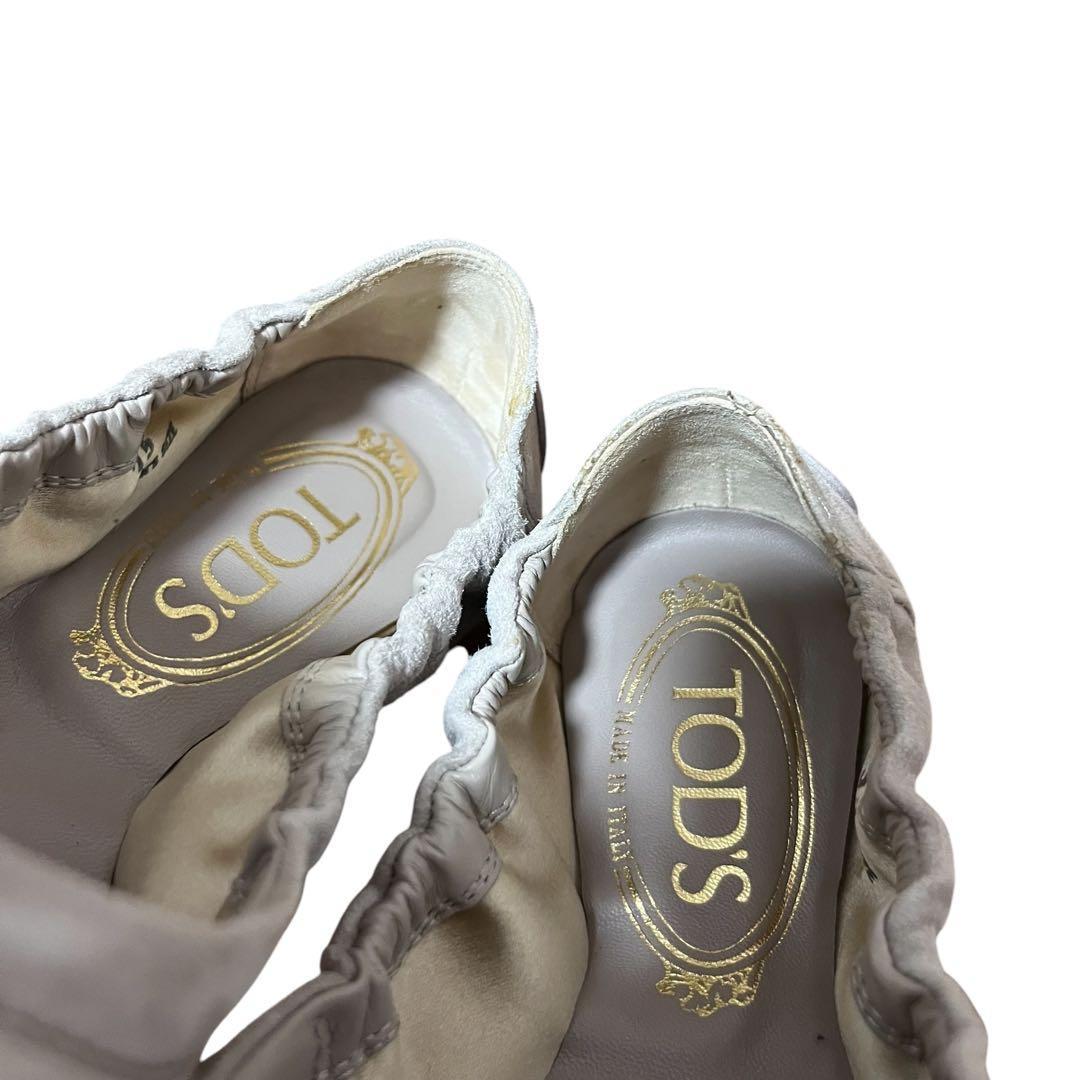 未使用 TOD'S トッズ バレエシューズ フラットシューズ 35