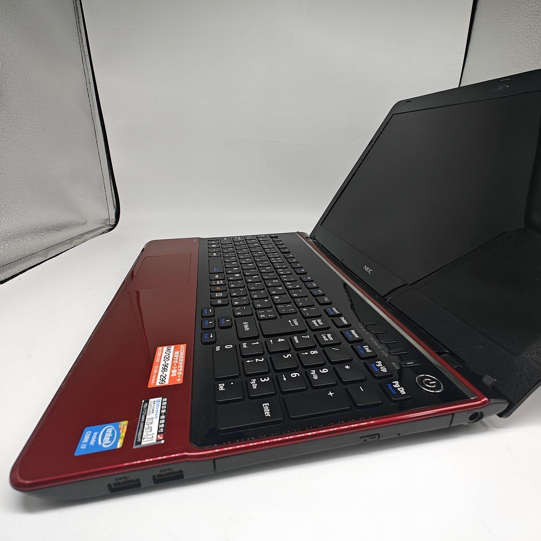【LAVIE】LS700 高速i7 SSD256GB 8GB レッドノートPC