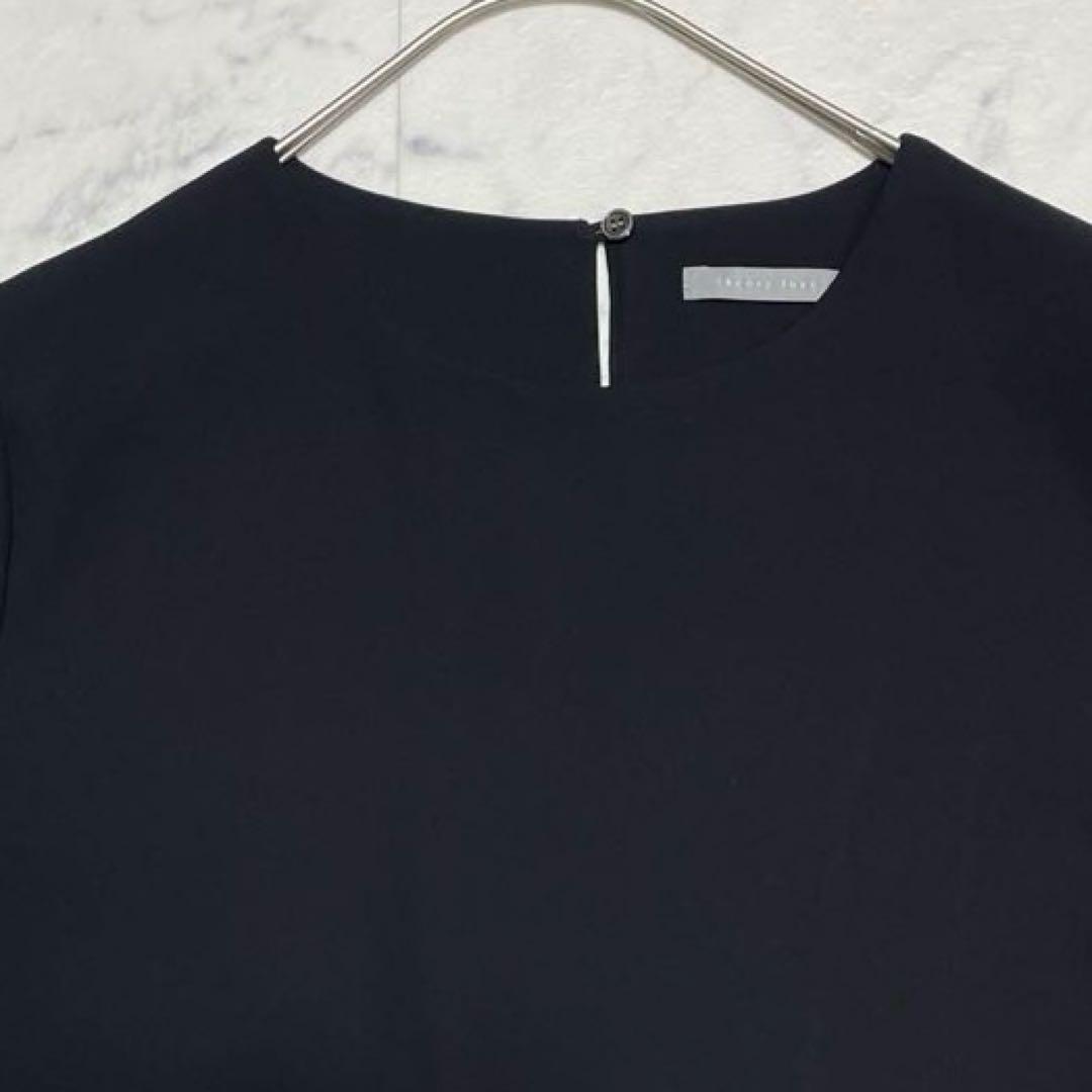 まなみんママ✨セオリーリュクス 現行 ELIDA3 二枚仕立て ブラック