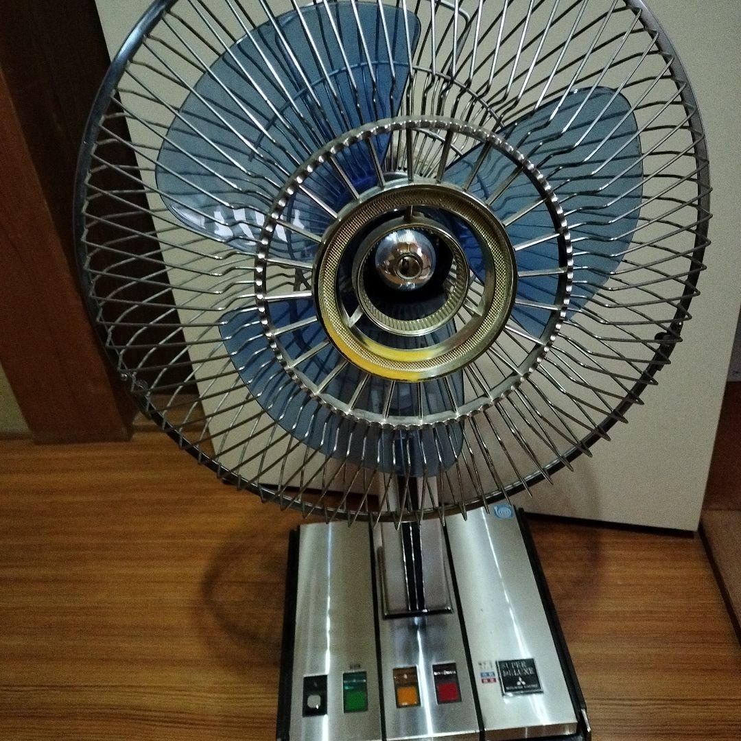 レトロ 扇風機 三菱SuperDeluxe オブジェ コレクション 可動品
