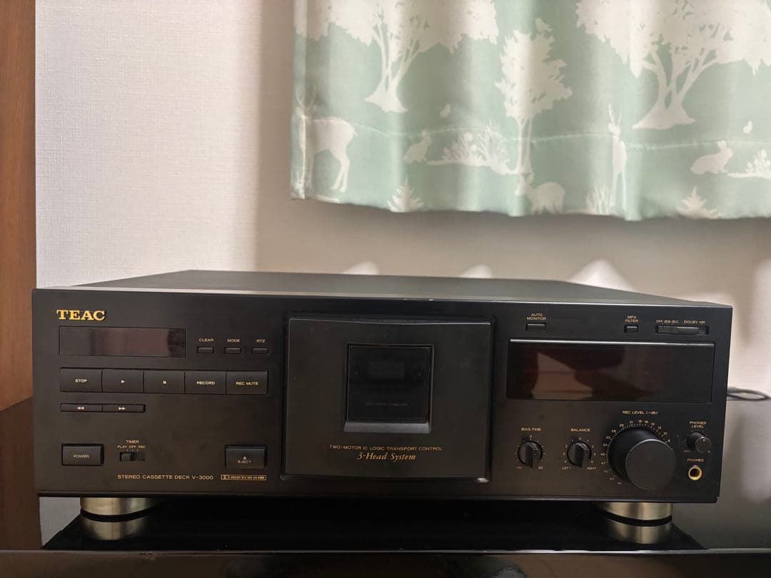 TEAC ステレオカセットデッキ　V-3000 中古