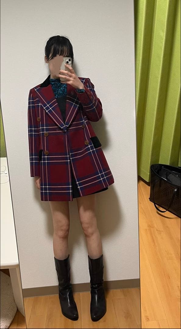 ヴィヴィアンウエストウッド 赤 チェック ジャケット