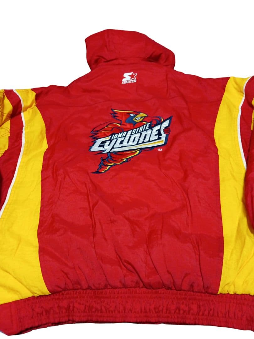 90s STARER 　アイオワステートサイクロンズ　 プルオーバージャケット