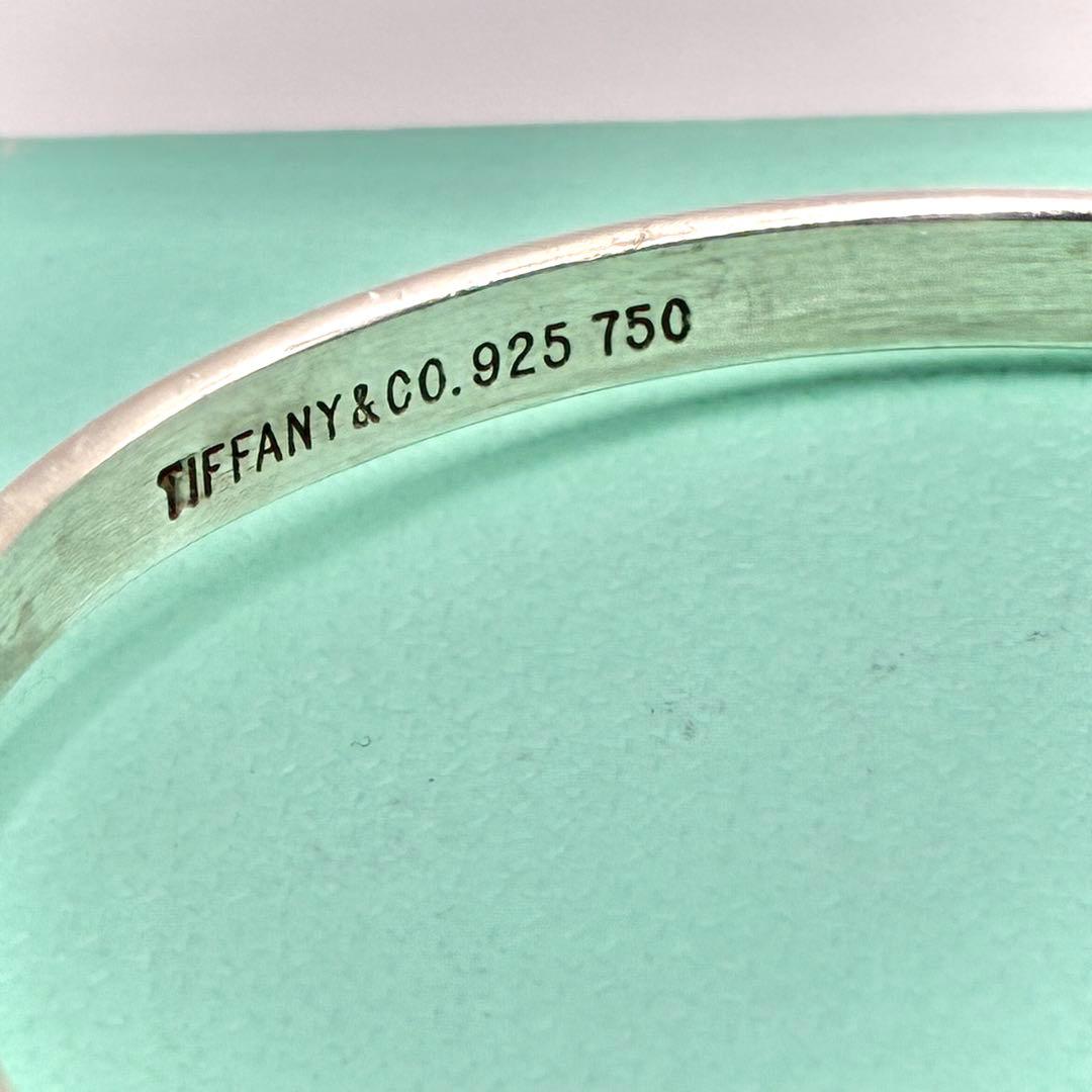 オールドティファニー フック&アイ ラブノット コンビ バングル 925×750