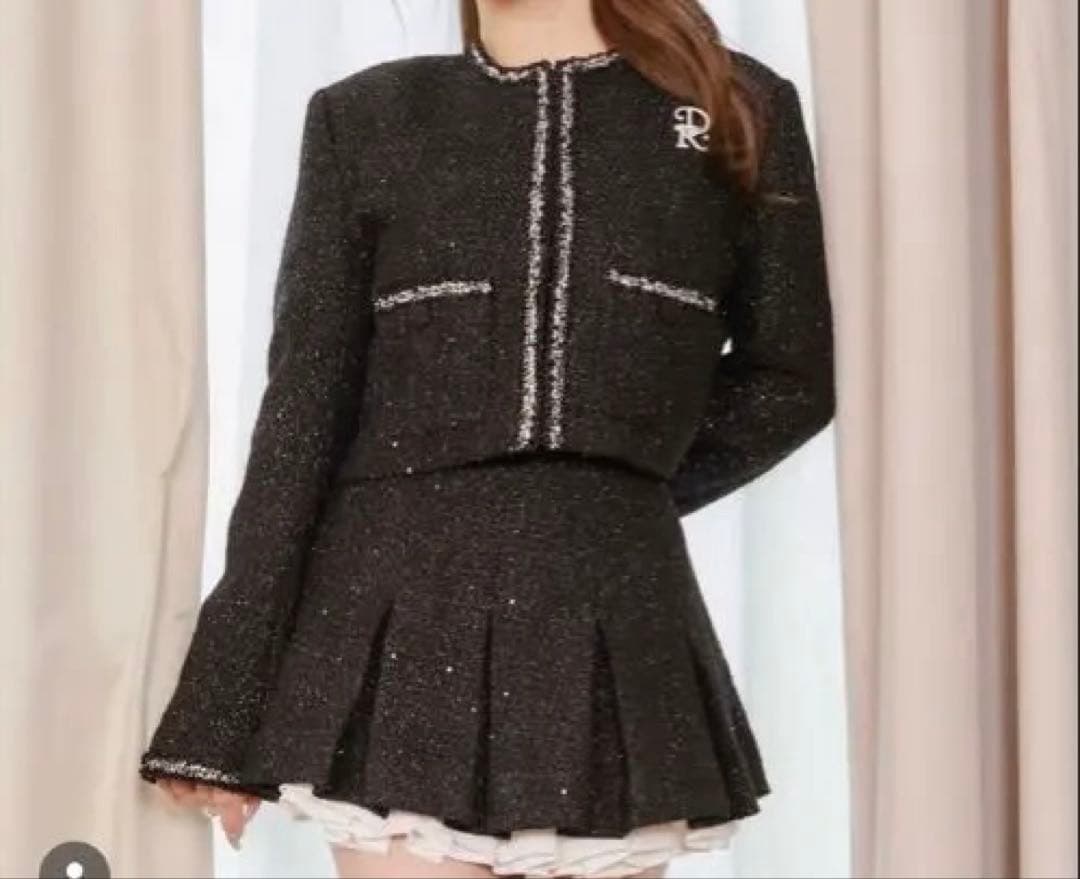 darich ダーリッチ　ツイード　スカート