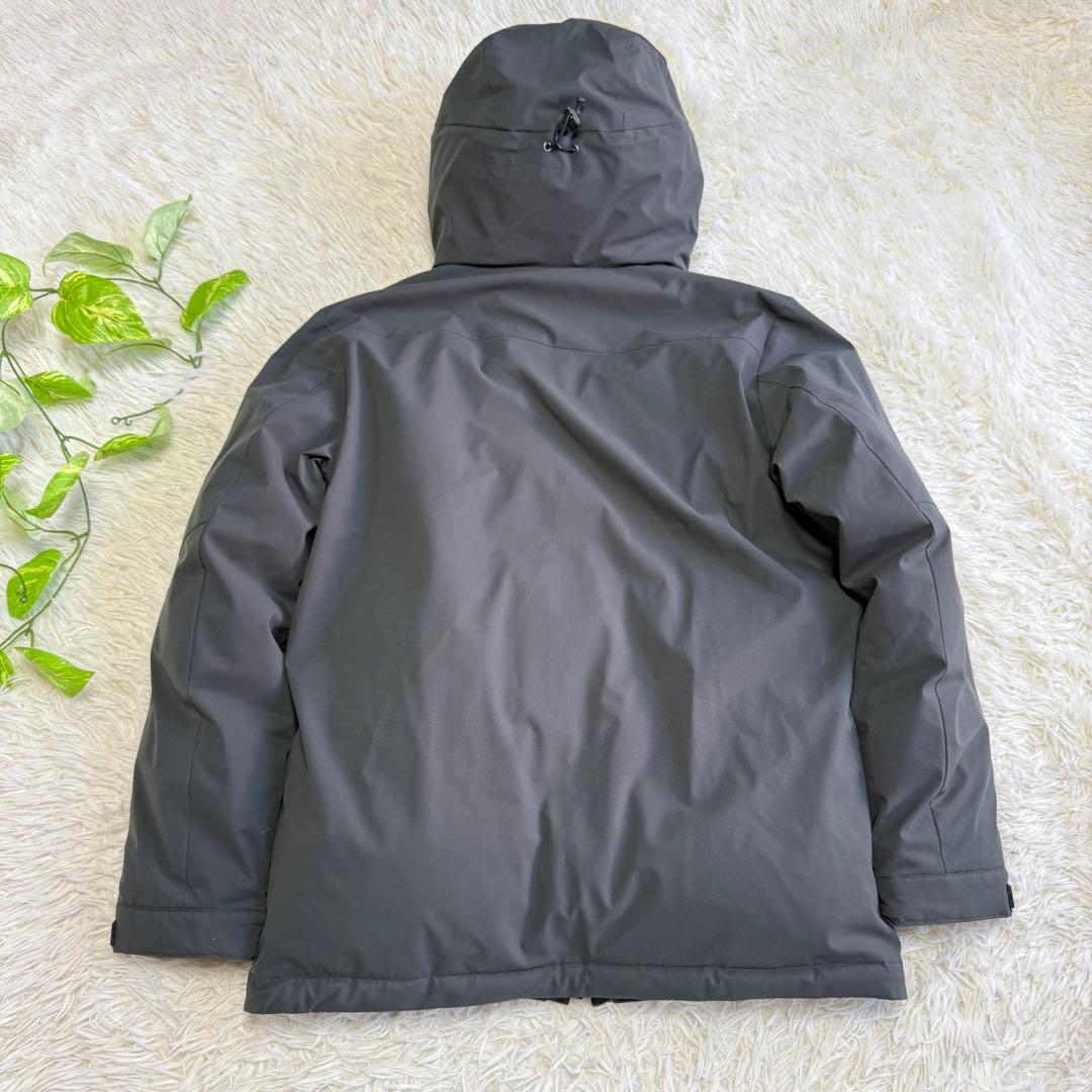 【ナノユニバース】極美品 ダウンジャケット ダークグレー 西川ダウン メンズ