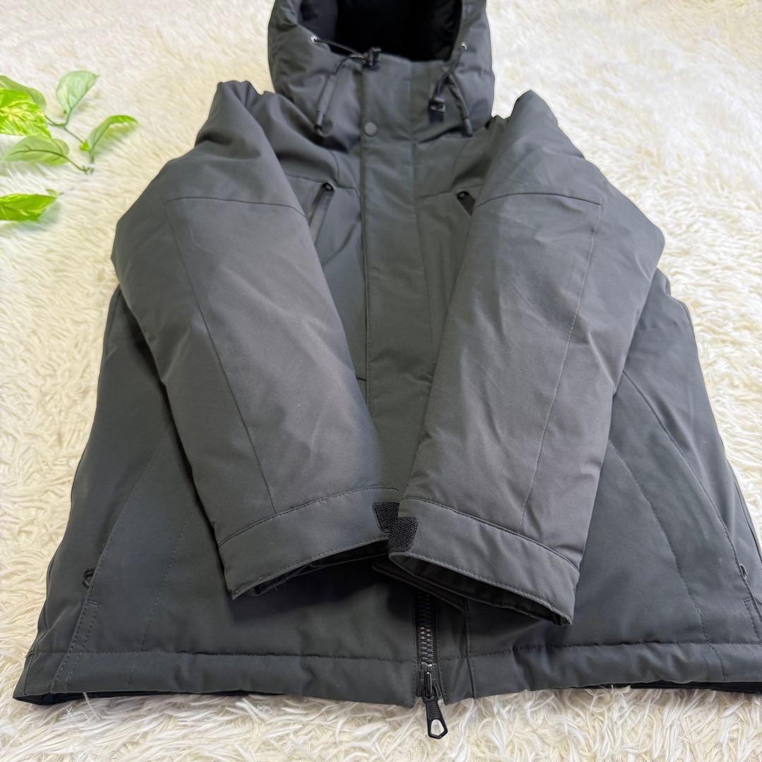 【ナノユニバース】極美品 ダウンジャケット ダークグレー 西川ダウン メンズ