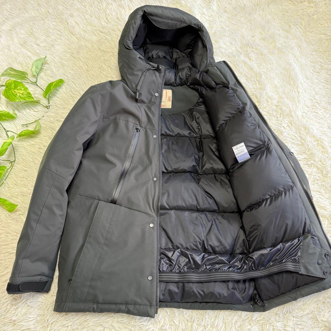 【ナノユニバース】極美品 ダウンジャケット ダークグレー 西川ダウン メンズ