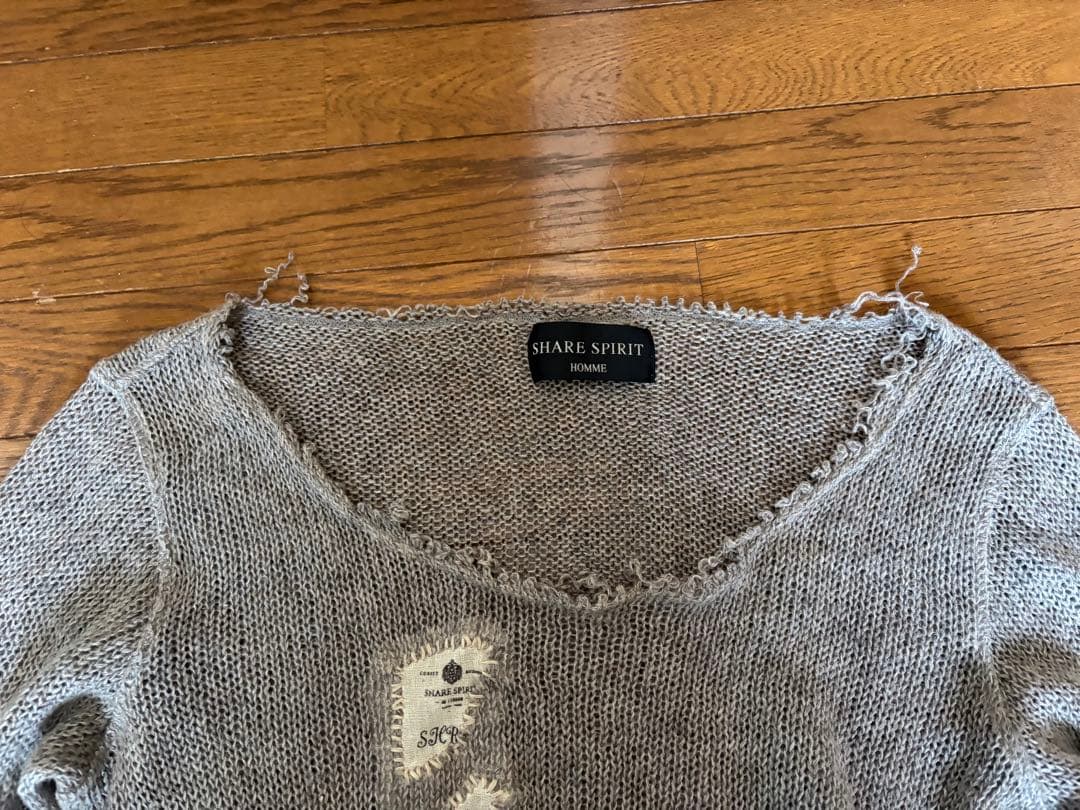 SHARE SPIRIT HOMME サマーニットセーター