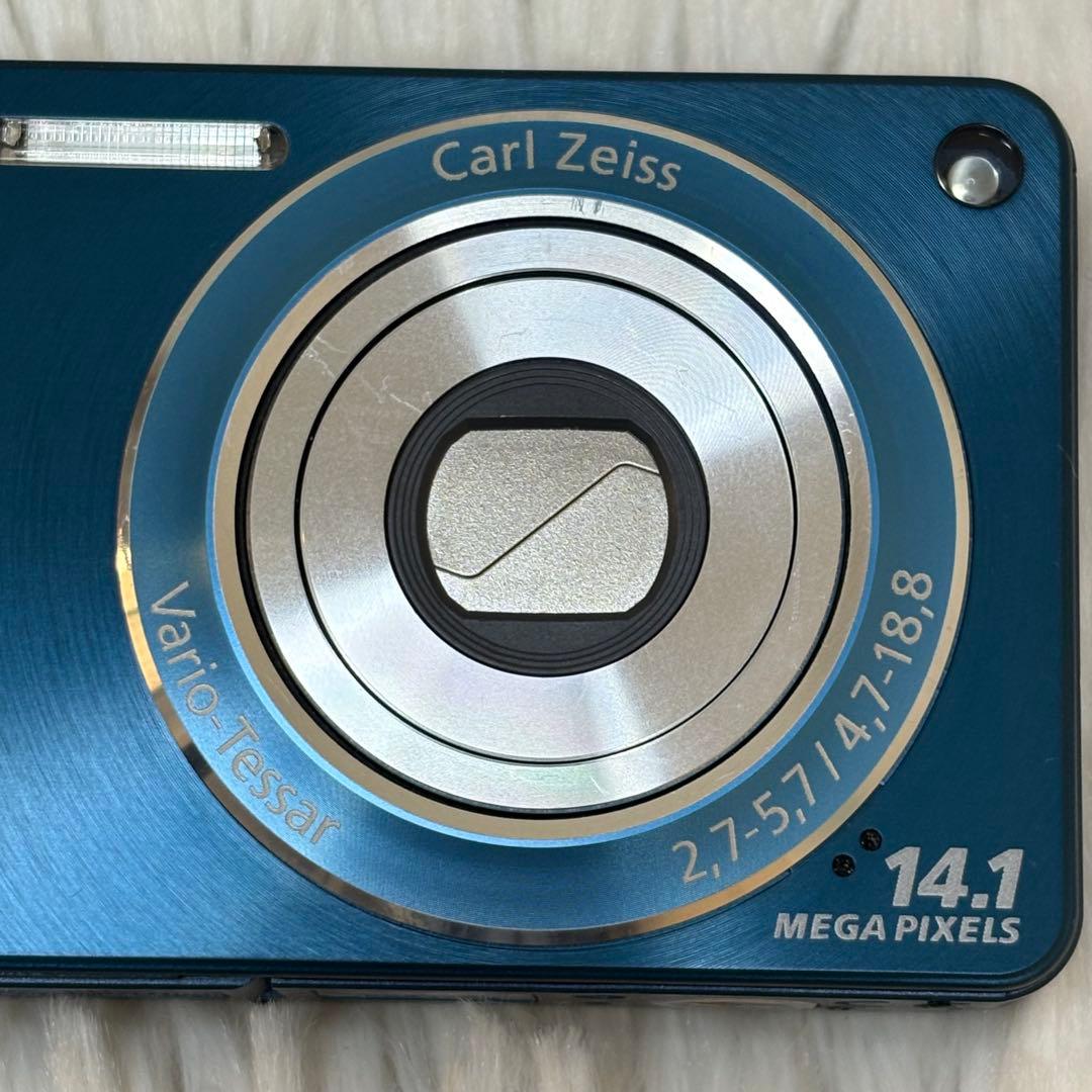 SONY カメラ　DSC-W350 充電器　ブルー　コンデジ　動作品