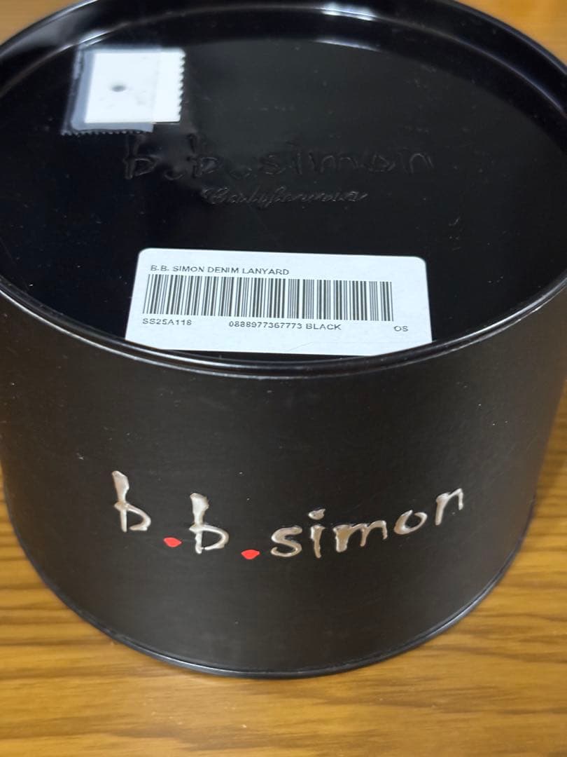 小物 Supreme b.b. Simon Denim Lanyard BLACK