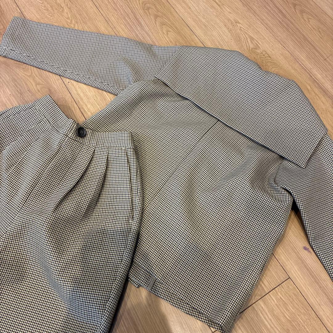 LOWRYS FARM チェック柄スーツ 120cm