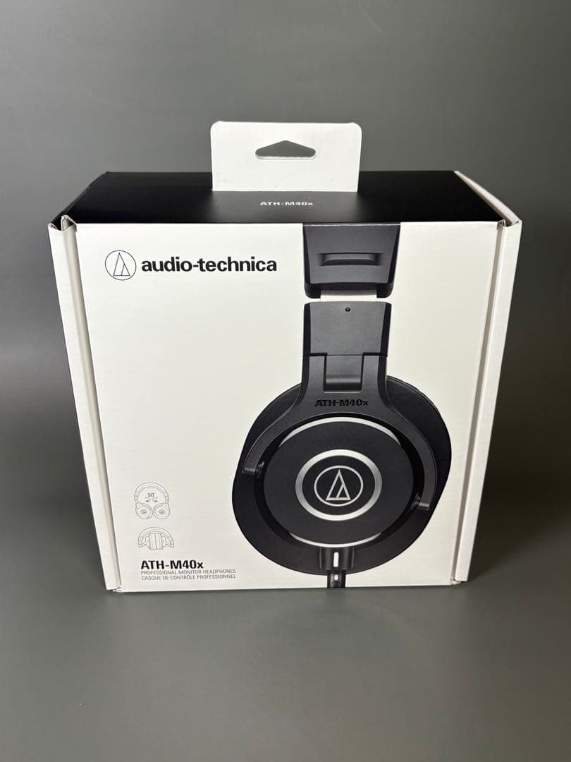 新品　AUDIO-TECHNICA ATH-M40x 密閉型 モニターヘッドホン