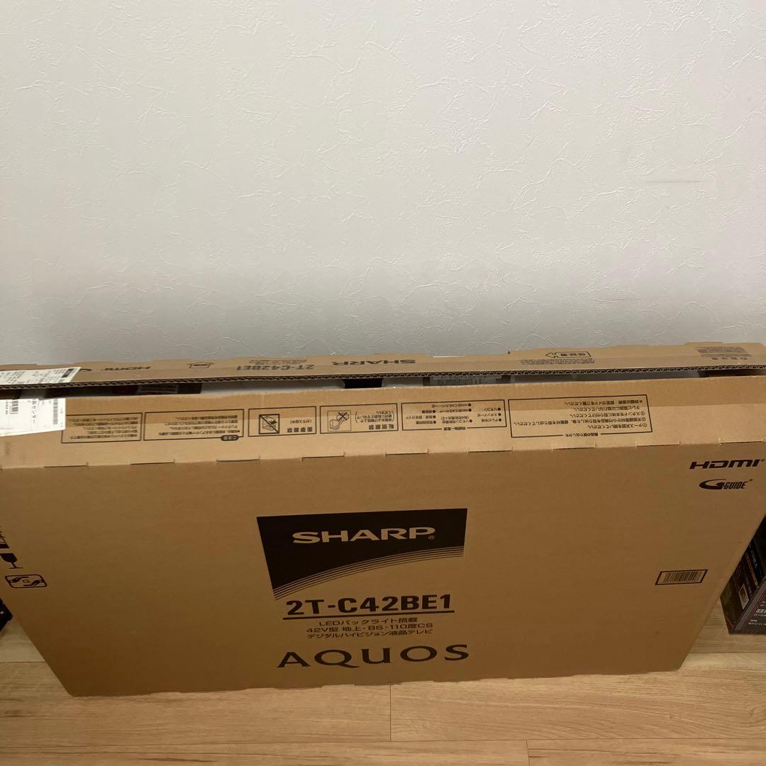 新品シャープ 42V型 AQUOSフルハイビジョン液晶テレビ 2T-C42BE1