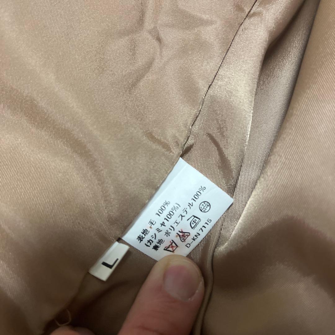 【最高級】カシミヤ100% ダッフルコート ベージュ L オーバーサイズ