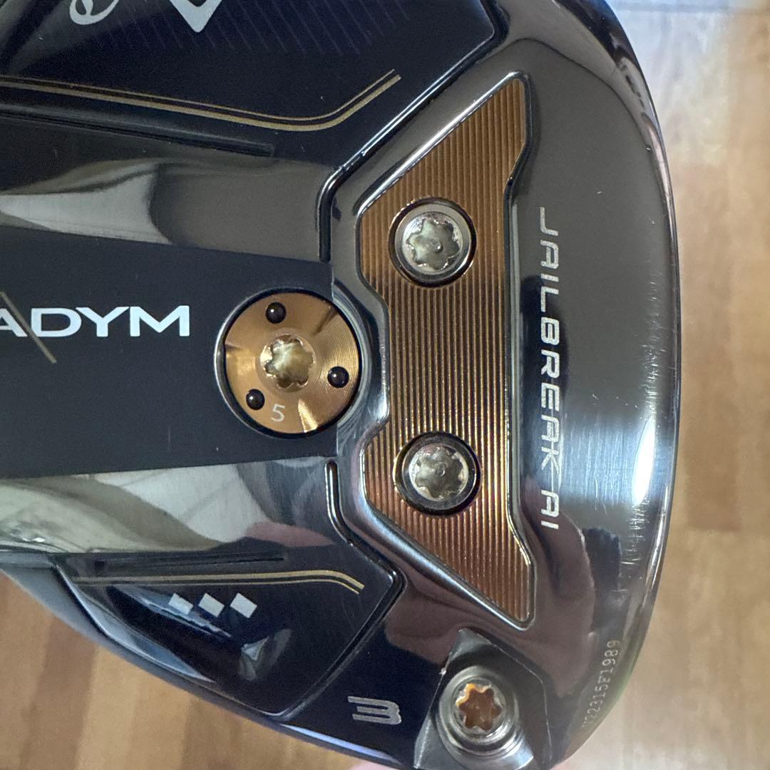 N*o様 キャロウェイ　パラダイム トリプルダイヤモンド　 3W ベンタスTRブ