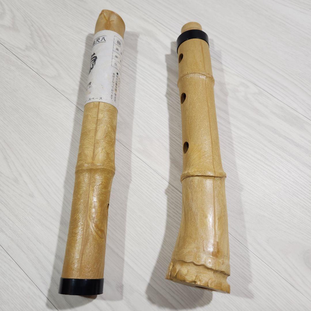 極美品 尺八 樹脂製 1尺8寸管 key D プラスチック製 完全調律尺八 悠