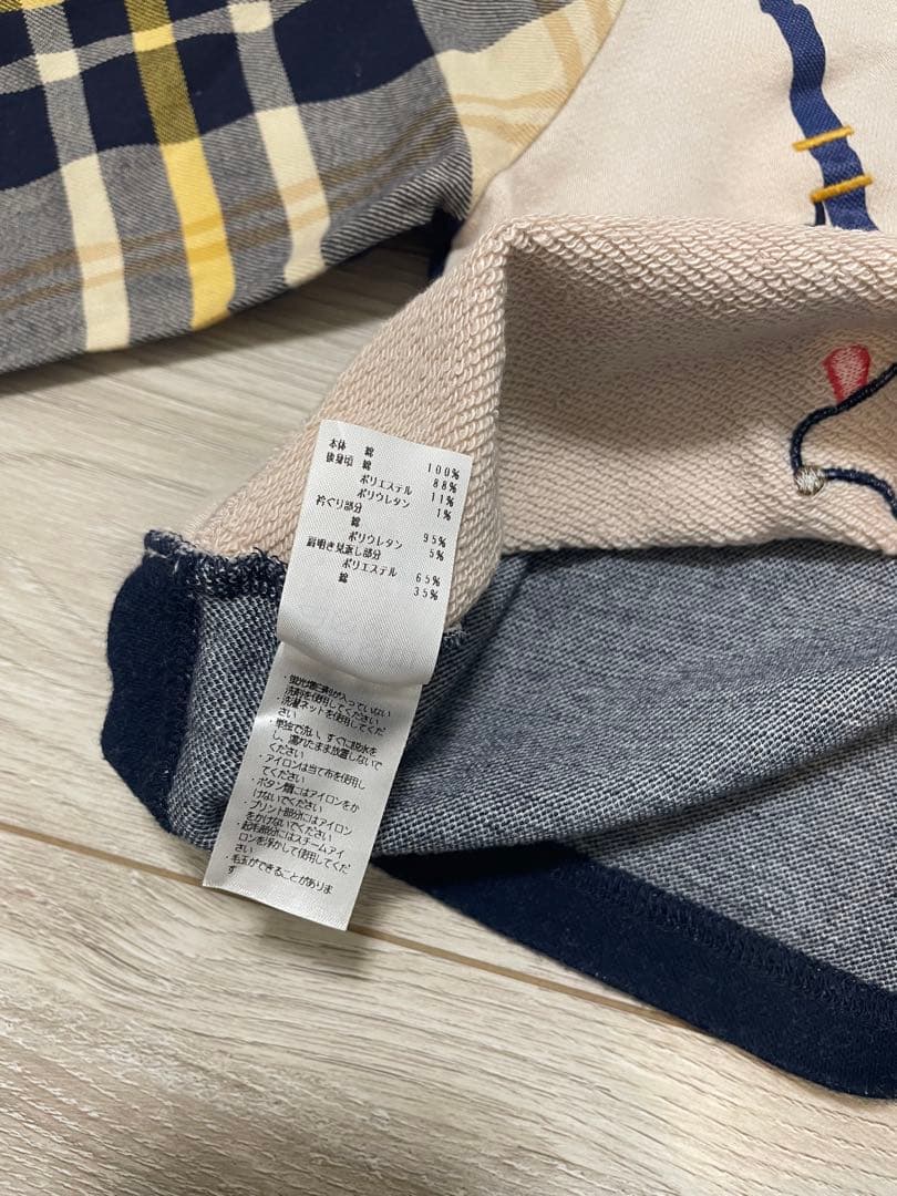 familiar トレーナー　薄手　現行品　90