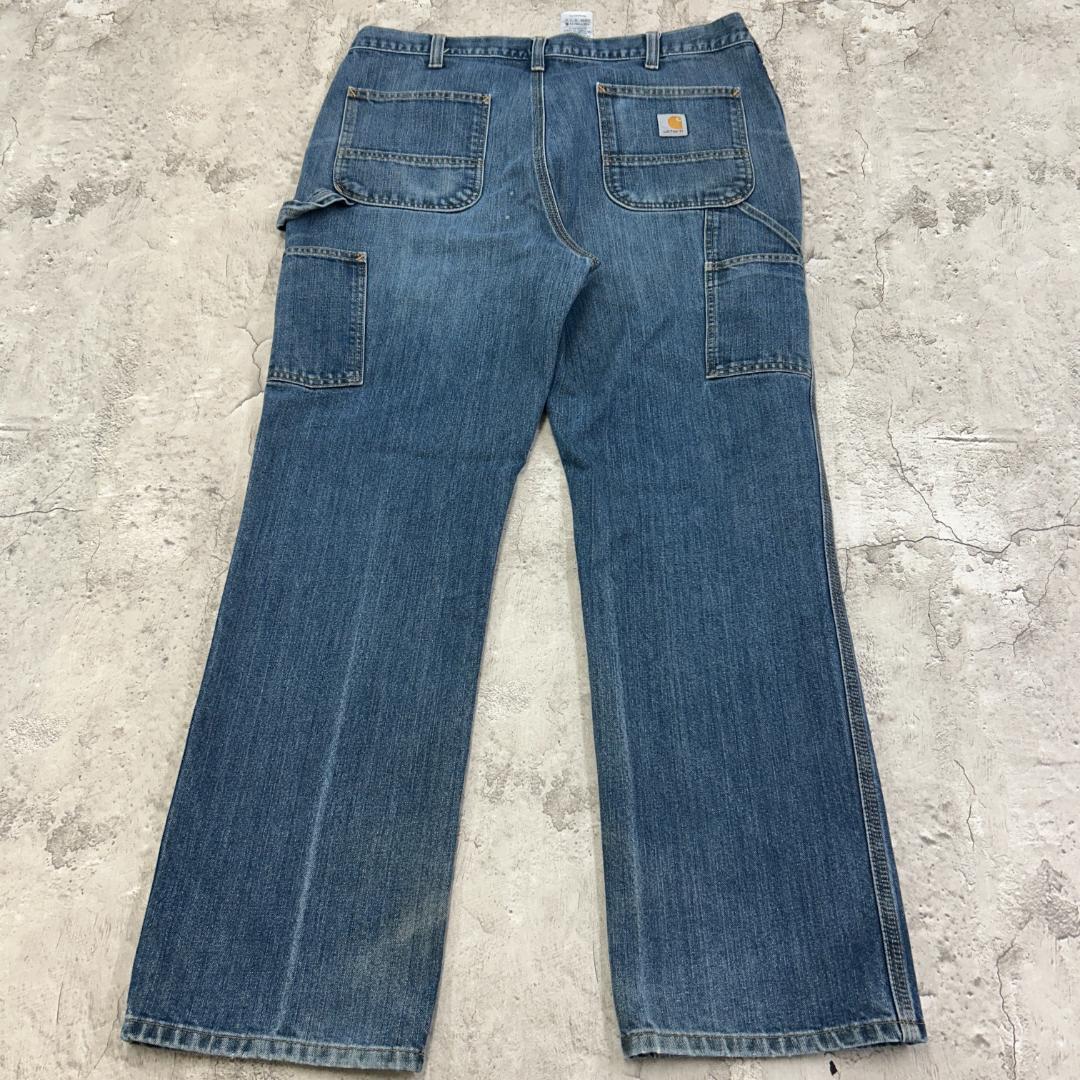 と*ん様 カーハート　デニムペインターパンツ　リラックスフィット　古着　インディ