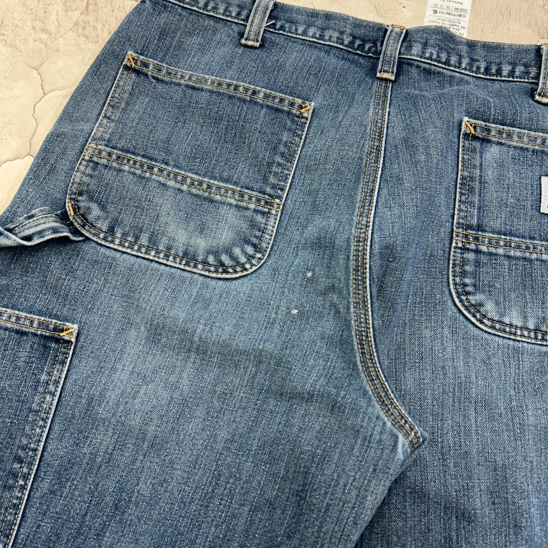 と*ん様 カーハート　デニムペインターパンツ　リラックスフィット　古着　インディ