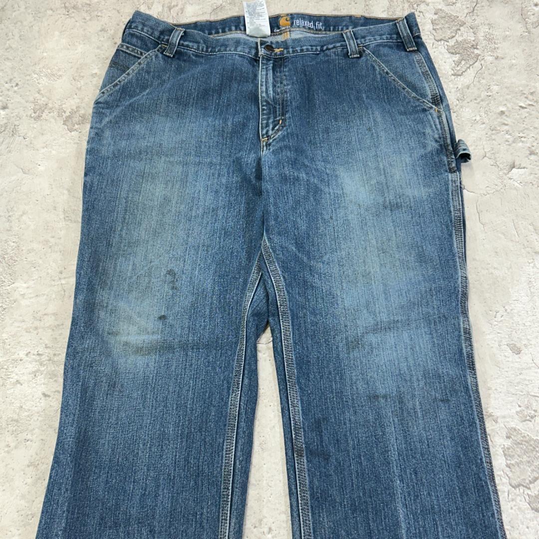 と*ん様 カーハート　デニムペインターパンツ　リラックスフィット　古着　インディ