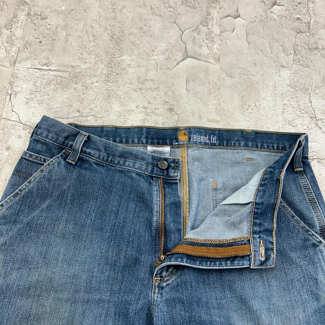 と*ん様 カーハート　デニムペインターパンツ　リラックスフィット　古着　インディ