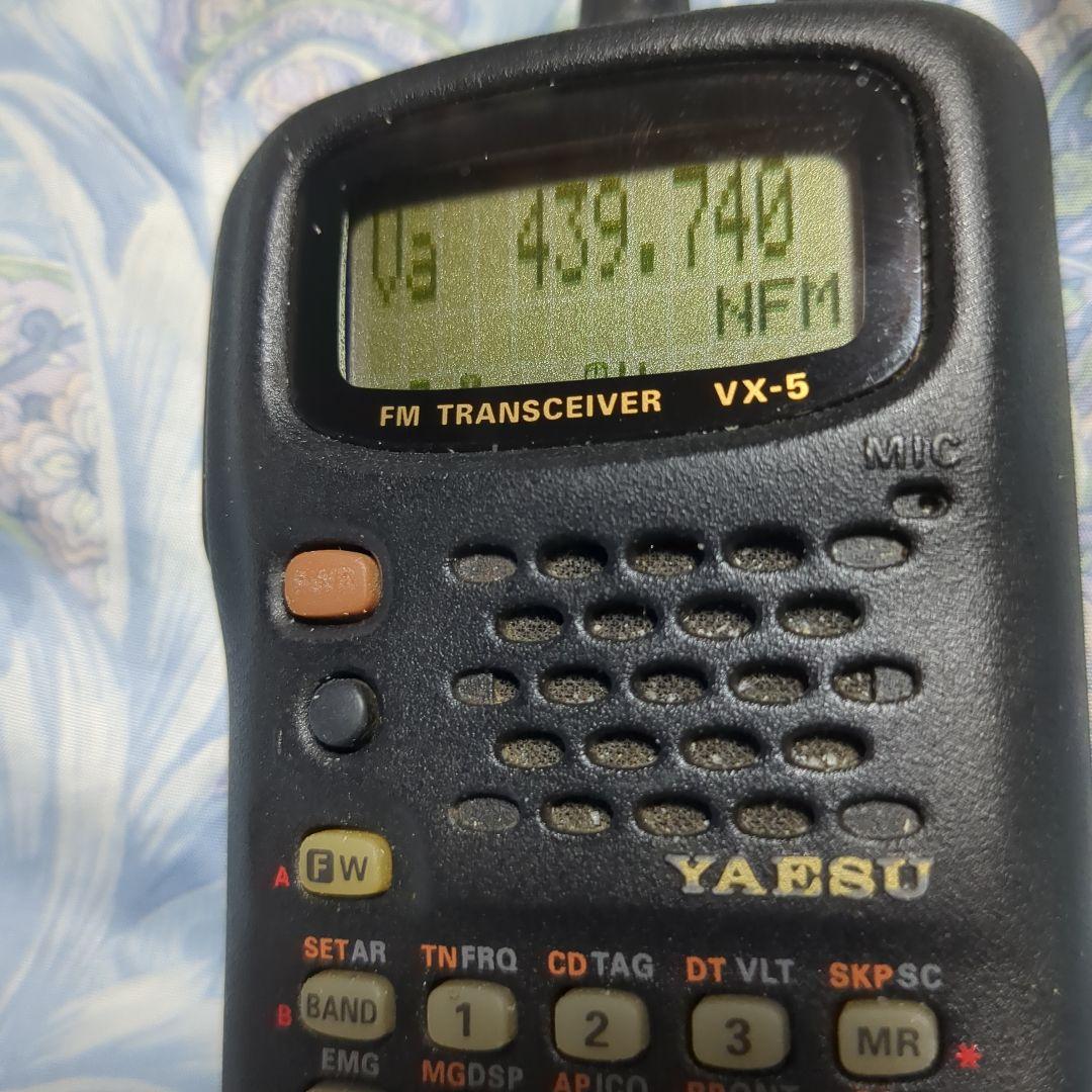 YAESU VX-5 マイク等セット 受信改造