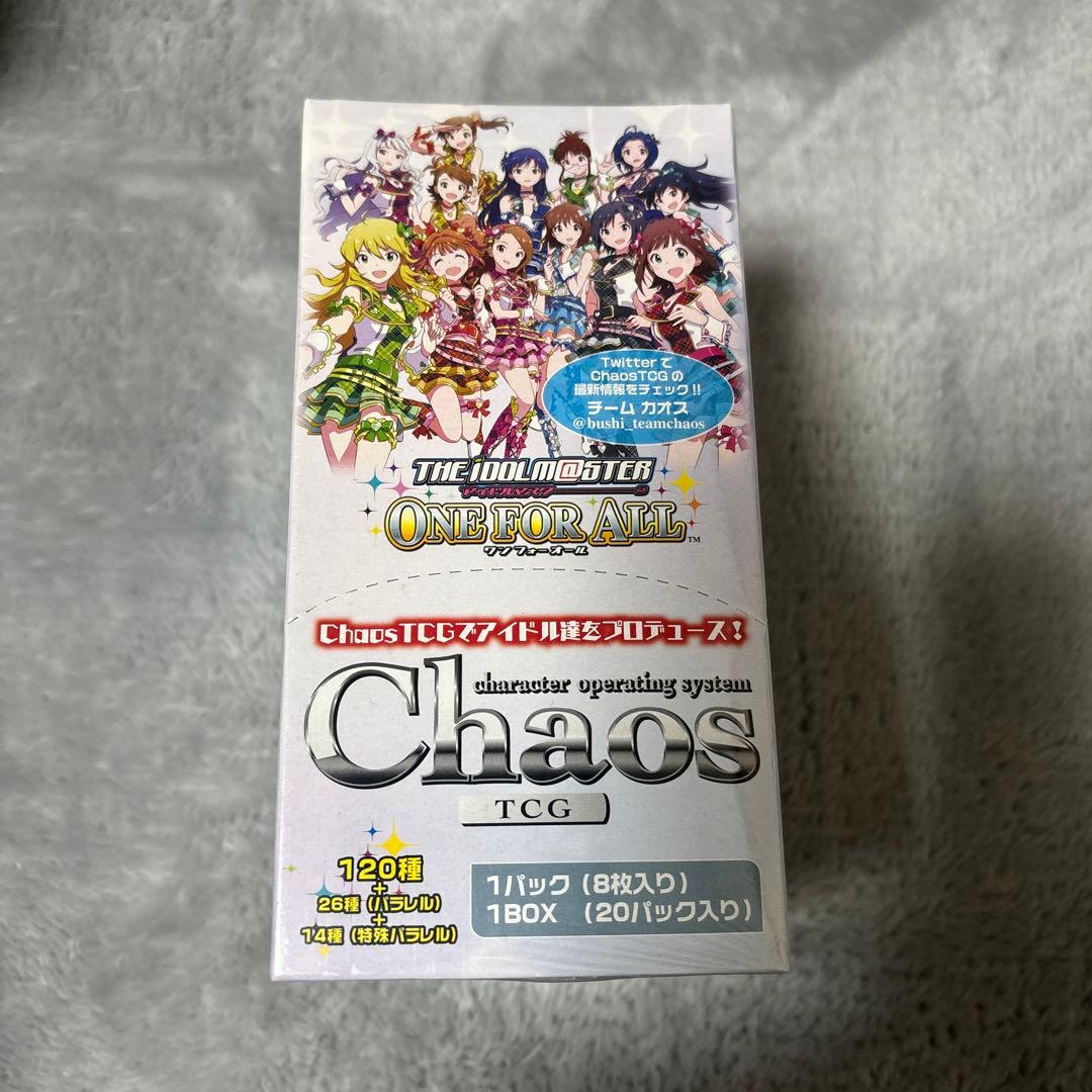 カオス　chaos TCG アイドルマスター　未開封BOX シュリンク付き　①