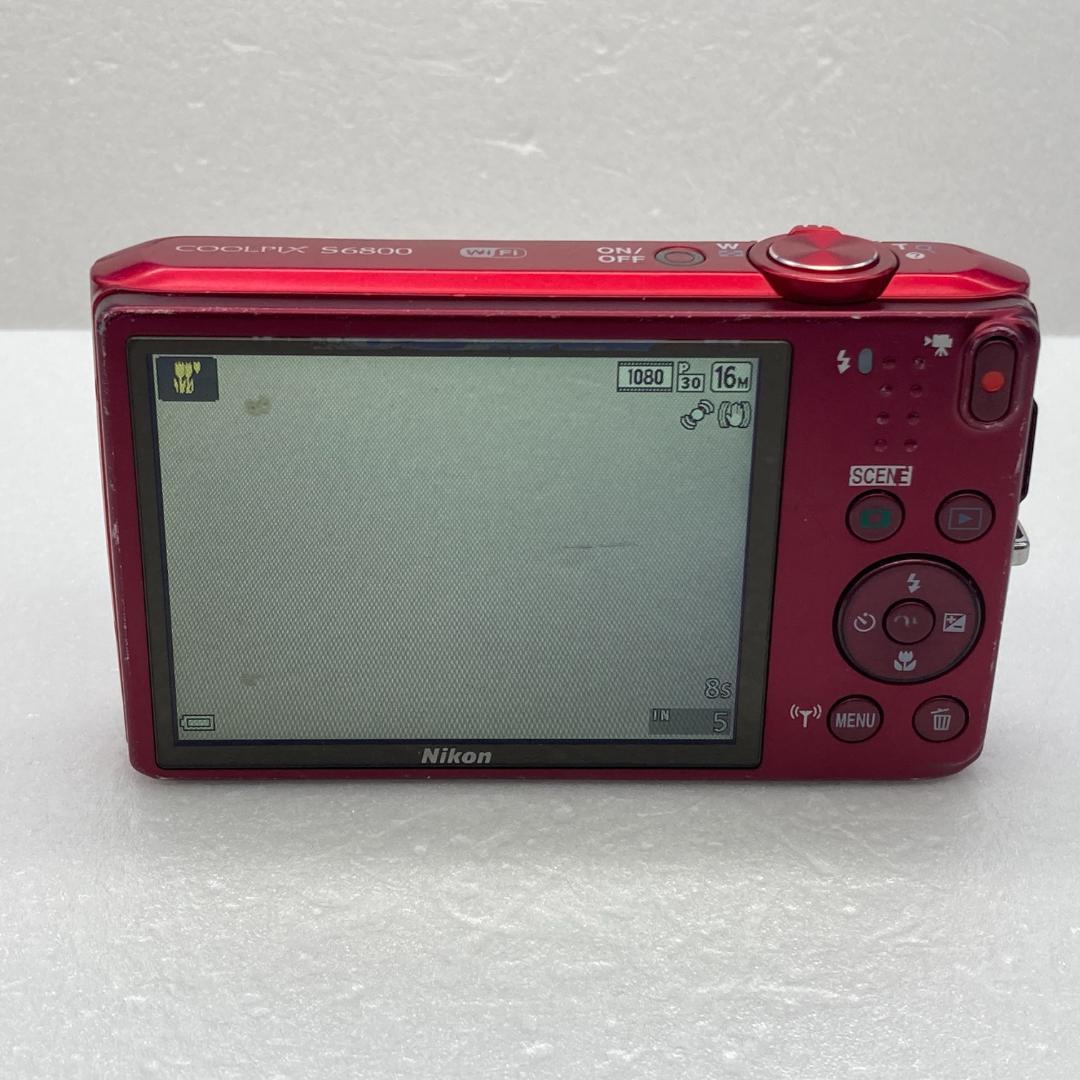 Nikon COOLPIX S6800　レッド