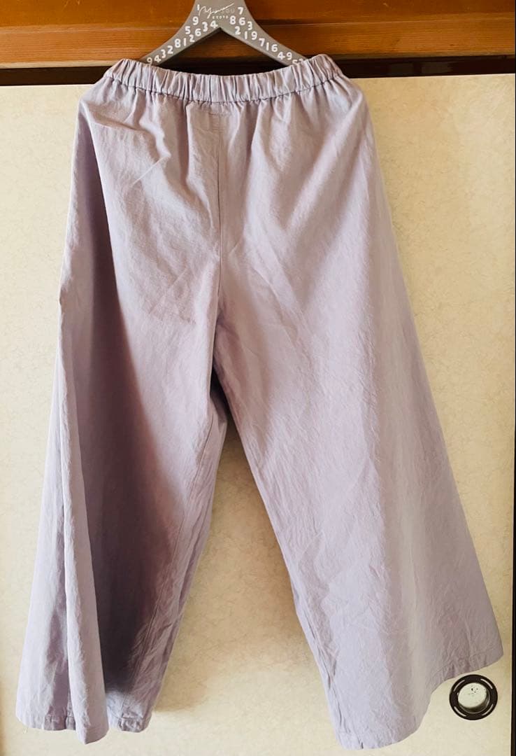 SOU.SOU 伊勢木綿 20/20 広形（ひろなりもんぺ淡藤鼠（うすふじねず）