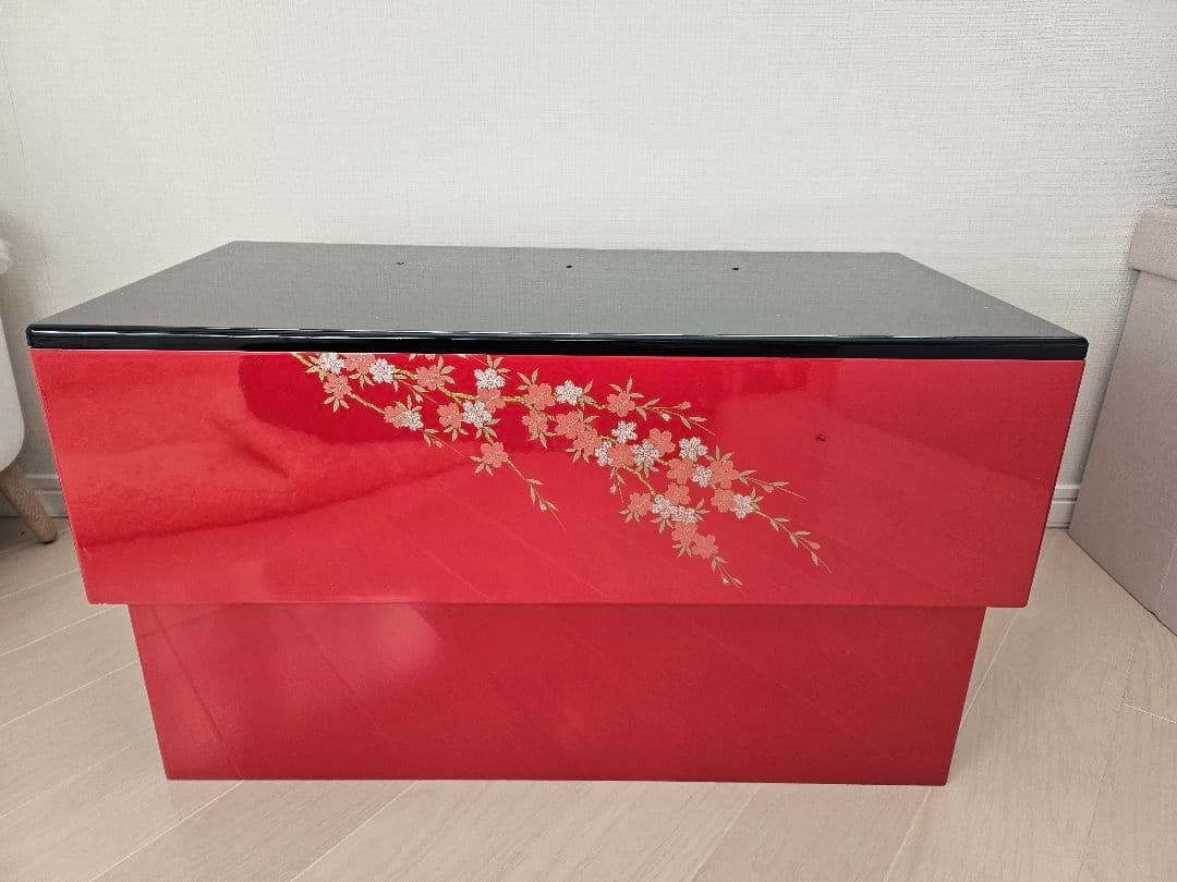 最終大幅値下げ！おひな様　収納 三段 五人飾り　中古　送料負担します！