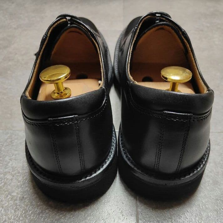 【REGAL】リーガル プレーントゥレザーシューズ ブラック 日本製