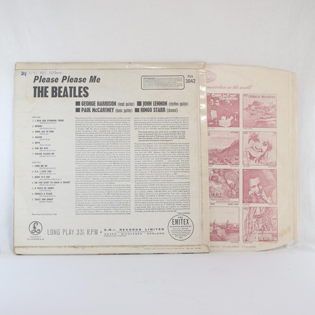英LP Beatles Please Please Me UKオリジナル盤1st