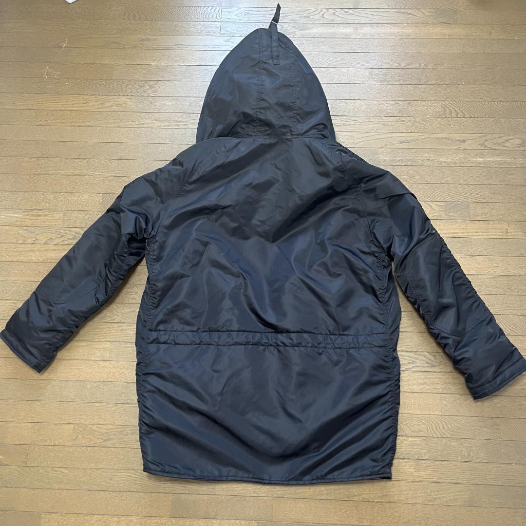 【極美品・2XL】AVIREX N-3B ブラック フライトジャケット