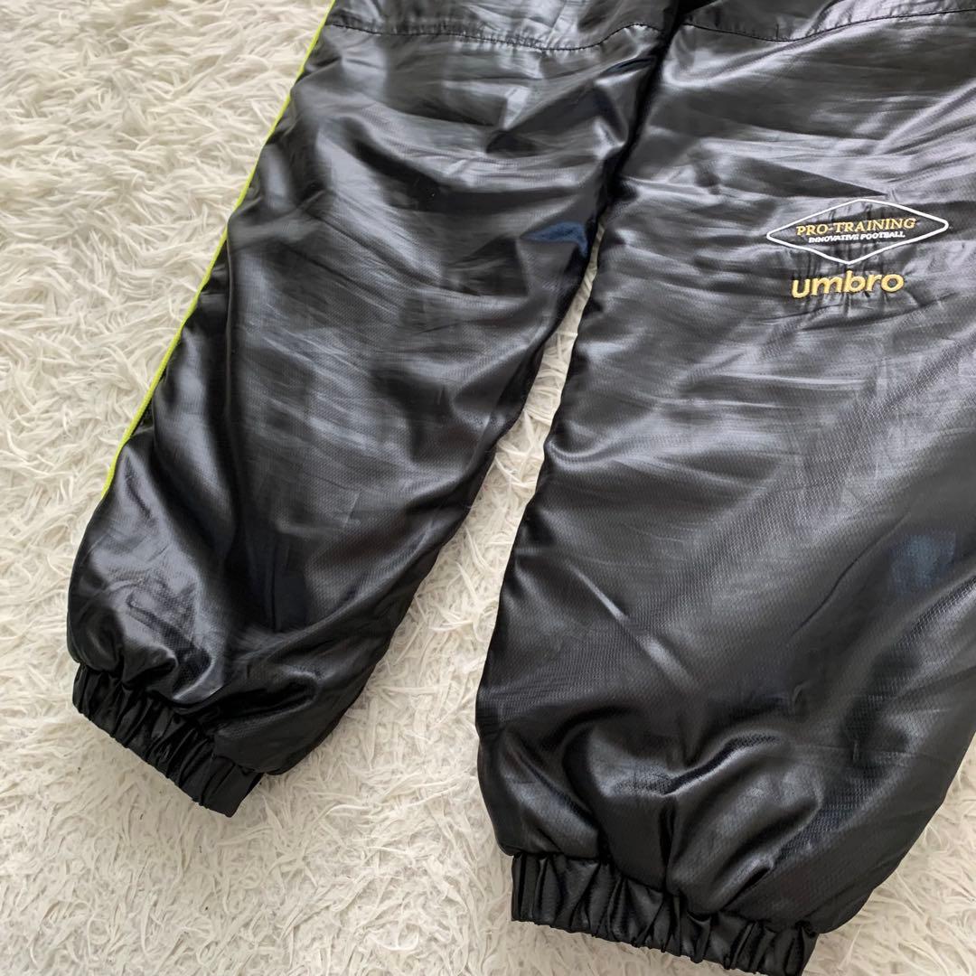 美品■umbro ウィンドブレーカ セットアップ 中綿 ブラック