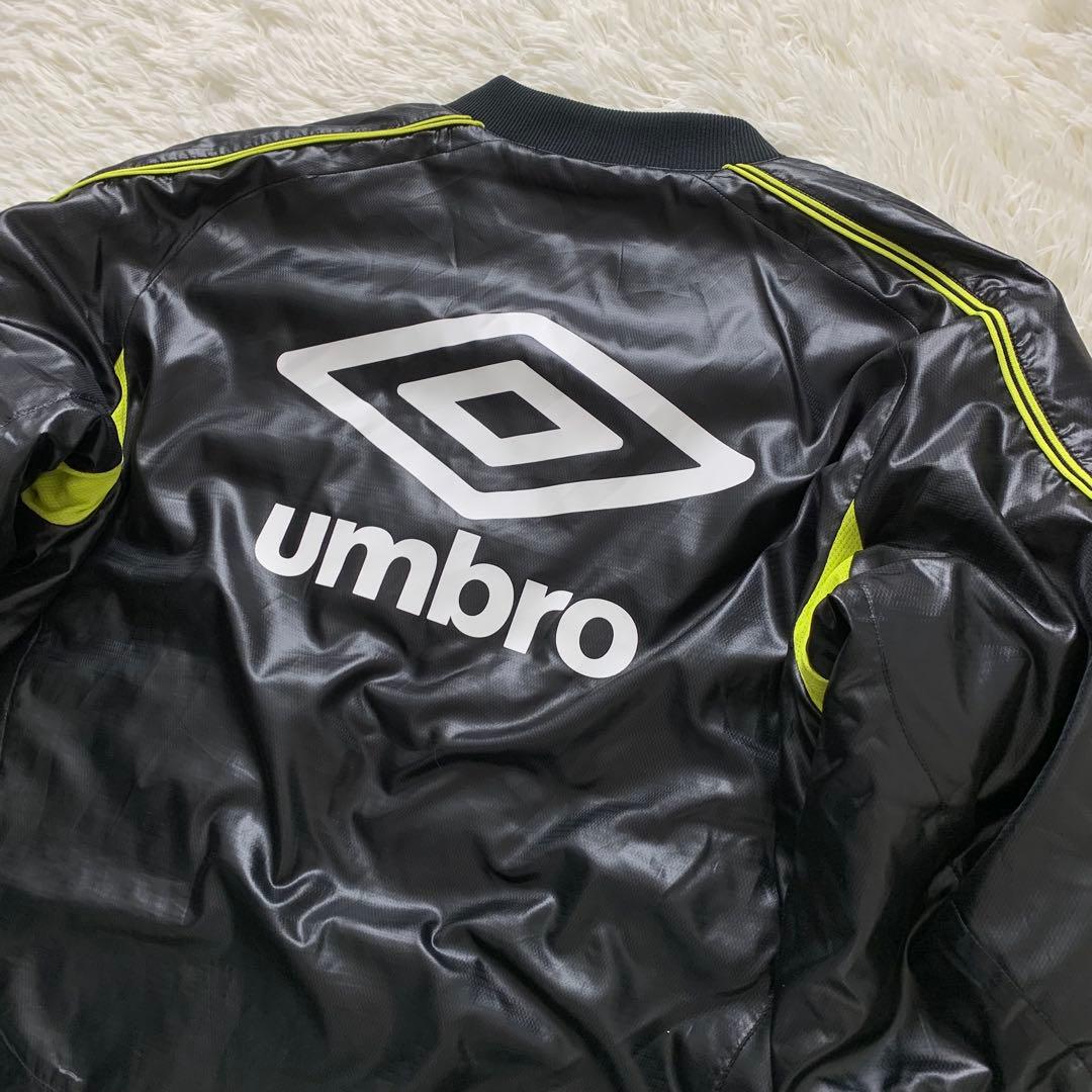 美品■umbro ウィンドブレーカ セットアップ 中綿 ブラック