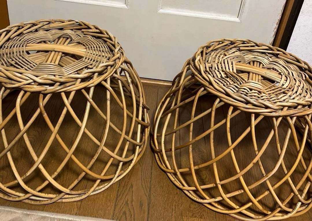 昭和レトロ　銭湯　かご　脱衣かご