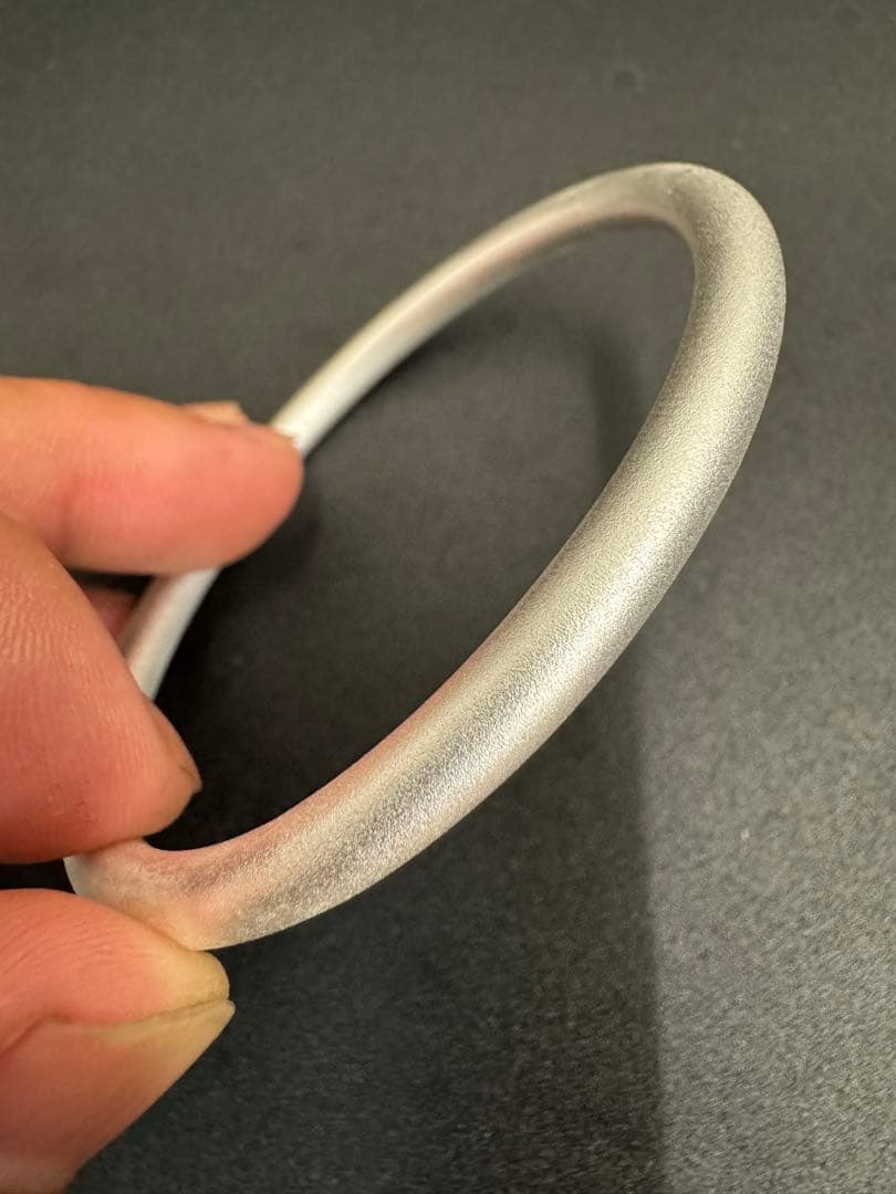 シルバー999 純銀バングル　マットシルバー　バングル　腕輪　純銀