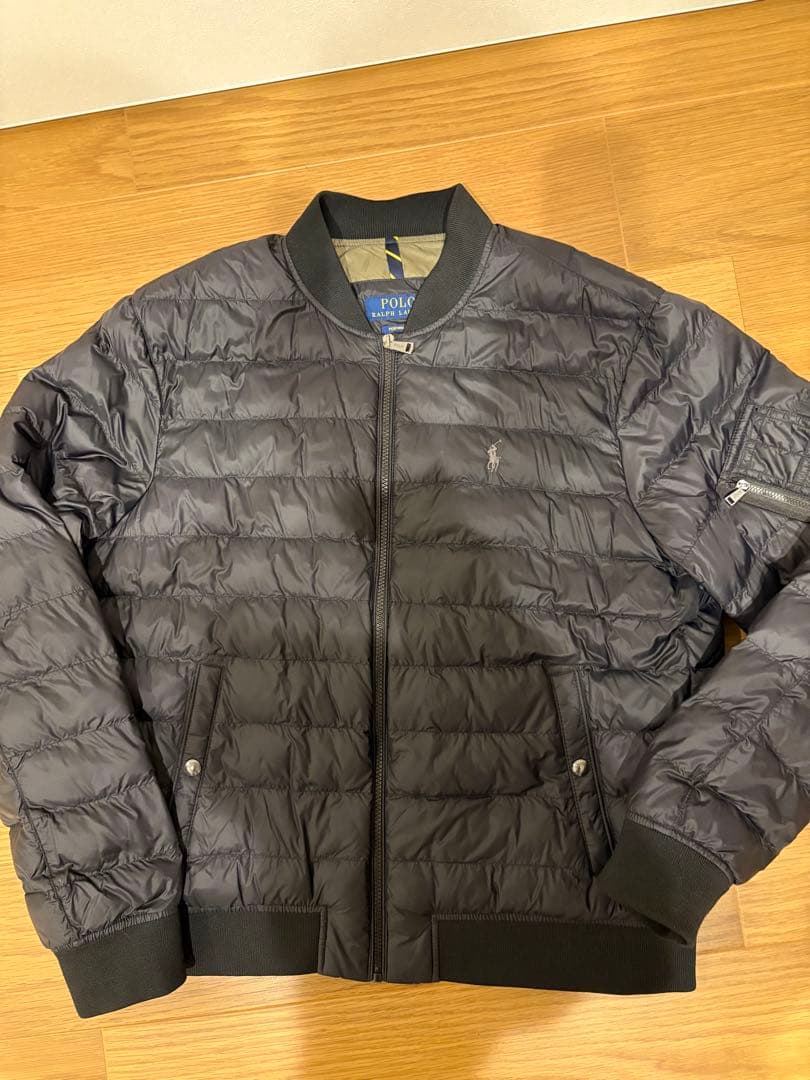 【超美品】Polo キルティングボンバージャケット ブラック
