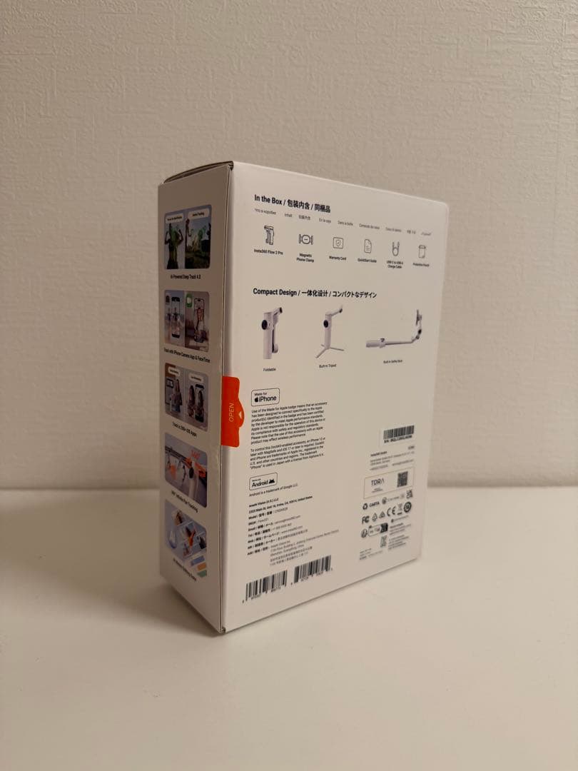 Insta360 Flow 2 Pro 本体＋未使用アクセサリー3点セット