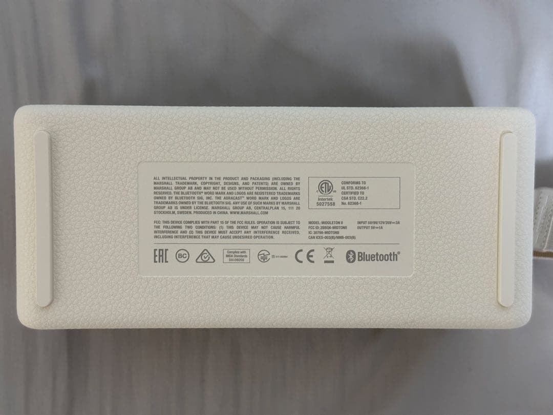 【ほぼ新品】 Marshall マーシャル MIDDLETON II Cream